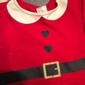H&M Red Santa-Inspired Girls Dress - Size 12 months